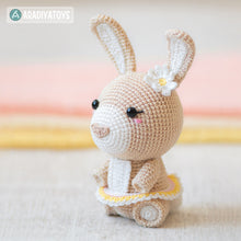 Carregar imagem no visualizador da galeria, Crochet Pattern of Bunny Emma from &quot;AradiyaToys Design&quot; (Amigurumi tutorial PDF file) / easter bunny crochet pattern by AradiyaToys
